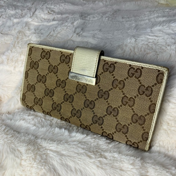 Authentic Gucci Monogram Long Wallet - Picture 1 of 14